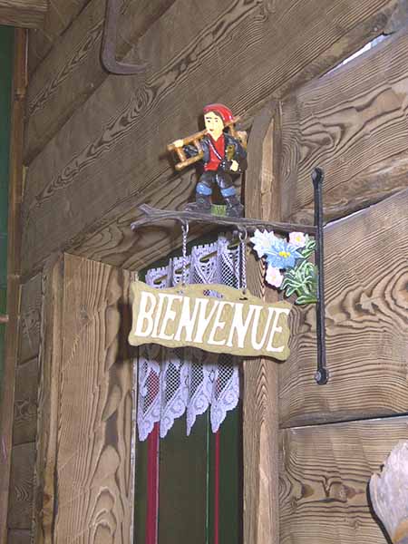 Photo d'une décoration du chalet Bel Alp